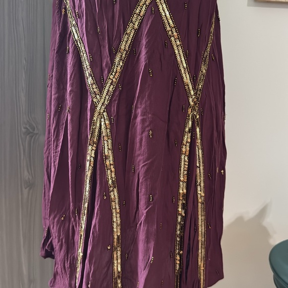 Free People “In Heaven Embellished Slip” Mini Dress - Size small - Picture 8 of 9